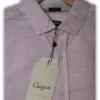 imagen que describe camisa para hombre manga larga rosa a rayas de la tienda online american store