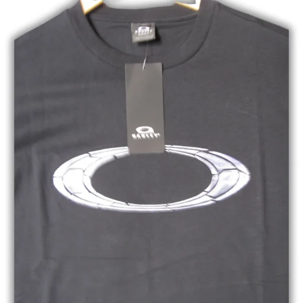 Camiseta Oakley hombre Negra Logo Bordado - Imagen 4
